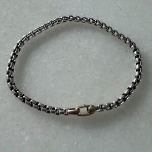David Yurman Silver and Gold Bracelet